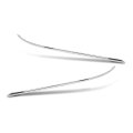 Rear Bumper Trim For Benz C230 C250 C300 C350 2008 2009 2010 2011 Silver Chrome Abs Left And Right Side Fit Avantgarde Package 