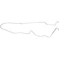 1978 To 1983 Gm G Body Front Rear Brake Line 1pc Stainless Steel Scmb78m1 Smfg70621 
