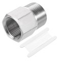 Pipe Fitting Reducing Adapter 3 4 Npt Male X M22 Female 304 Stainless Steel Reducer Connector For Water Oil Air Pressure Gauge 