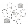 Wflnhb 2 Pcs Cylinder Piston Rings Pin Kit Replacement For Polaris Rzr 800 4 S 2008-2014