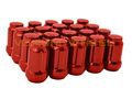 20 12x1 5 Red 6 Spline Security Lug Nuts With Two Locking Socket Keys Fits Cadillac Ats Cts Xlr Seville Aftermarket Wheels 