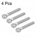 Uxcell M12 X 70mm 304 Stainless Steel Machine Shoulder Lift Eye Bolt Rigging 4pcs