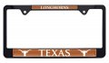 University Of Texas Longhorn Black License Plate Frame