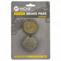 Niche Brake Pad Set For Arctic Cat Cougar Bearcat Panther 440 550 Prowler 0702-264 Rear Organic