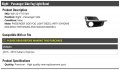 Right Passenger Side Fog Light Bezel With Chrome Trim Compatible 2015-2016 Subaru Impreza Sedan And Wagon