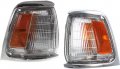 Evan Fischer Corner Light Set For 1989-1991 Toyota Pickup 2wd Rwd With Bulb Driver And Passenger Side To2521124 To2520122 