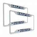 Palm Beach Atlantic University Metal License Plate Frame For Front Or Back Of Car Officially Licensed Mascot 2-pack 