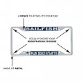 Palm Beach Atlantic University Metal License Plate Frame For Front Or Back Of Car Officially Licensed Mascot 2-pack