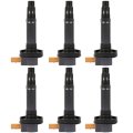 Set Of 6 Ignition Coil Packs 3 Pins Fits For Ford Transit-150 5l 2015-2020 Pack Replaces Uf646 
