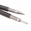 2pcs Hinge Pin Punch Set Spring Tools Spring Loaded Design Carbon Steel Material 3500psi Impact Dual Head Nail Hammerless Door