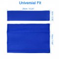X Autohaux 4pcs Universal Blue Car Safety Seat Belt Pads Cover With Soft Polyester Fiber Auto Seatbelt Shoulder Pad For More