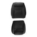 Front Driver Side Bottom And Back Replacement Seat Covers Microfiber Leather Dark Charcoal Black Gw Or Kw For Ford Mustang 2005 