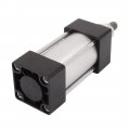 Uxcell Sc40x25 Single Threaded Piston Rod Double Action Pneumatic Air Pressure Cylinder
