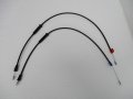 1989-96 Corvette Convertible Decklid Release Cables Pair 