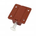 Uxcell Window Push Button Spring Load Automatic Door Bolt Latches Lock 8pcs