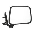 Passenger Side Door Mirror For Nissan D21 1990 1991 1992 1993 1994 Manual Adjust Non Heated Chrome With Black Base Folding 