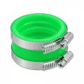Acropix 45mm Id Rubber Green Motorcycle Carburetor Adapter Inlet Intake Pipe Manifold Boot Sleeve Interface With Clamps Pack Of 