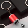 Osilly Gearbox Keychain Six Speed Manual Transmission Stick Shift Keyring Auto Part Creative Fidget Toy Car Shifter Gear Keyfob 