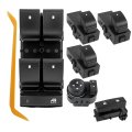 Passenger Window Switches Driver Door Lock Mirror Switch For Chevrolet Silverado G-mc Sierra 2007-2013 With Removal Tool 