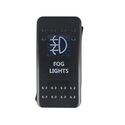 E Support Car Blue Led Fog Light Toggle Switch