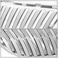 Auto Dynasty Compatible With Gs Vertical Fence Front Bumper Grille Grill Metallic S190