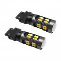 Nghtmre 2x White Amber Error Free 3157 Led Drl Switchback Turn Signal Bulb