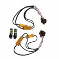 Nghtmre 2x White Amber Error Free 3157 Led Drl Switchback Turn Signal Bulb