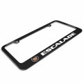 Ipick Image Made For Cadillac Escalade Logo In Full-color Black Metal License Plate Frame