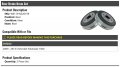 Marketplace Auto Parts Rear Brake Drum Set 2 Piece Compatible With 2009-2013 Chevy Silverado 1500