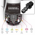 X Autohaux Car Fuel Line Fitting 6an Male Flare To 3 8 Hose Barb Adapter Push On Connector Aluminum Alloy Black