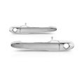 Exterior Door Handle Pair For Chevy Cobalt 2005 2006 2007 2008 2009 2010 Front Driver And Passenger Side Chrome With Key Hole 