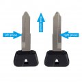 Fsfy Right Motorcycle Blank Key Uncut Blade Replacement For Yamaha Svs400 Xjr1200 Fjr1300 R1 R6 Fz1 Fz6 Fz8 S N Xjr400 Xj6