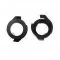 Uxcell 2pcs Black Plastic H7 Led Base Buckle Lamp Bulb Holders Adapters For Car Vehicle