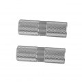 Wakauto 2 Pairs Bicycle Foot Rest Hexagonal Pedal Motorcycle Stunt Pegs Metal Mountain Bike Repair Tool Anti-slip