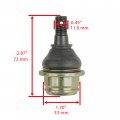 Caltric 4 Front Lower And Upper Ball Joint Compatible With Yamaha 1xd-23579-00-00
