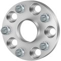 Wheel Spacers 5x4 20mm Hubcentric Adapters For Lexus And Toyota 60 1mm Bore 12x1 5 Thread Forged Aluminum Alloy Silver 2 Pieces 