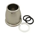Dura Faucet Df-rk500-sn Rv Bell Style Spout Nut And Rings Replacement Kit Brushed Satin Nickel For Branded Faucets Only 