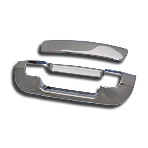 TuningPros CTH-1001 Tailgate Handle Cover Chrome Plated ABS Plastic 2-pc Set
