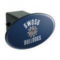 Southwestern Oklahoma State University Bulldogs Logo Oval Tow Hitch Cover Trailer Plug Insert 2
