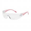 Lady Eva 250-12-0250 Rimless Safety Readers With Clear Pink Temple Lens And Anti-scratch Anti-fog Coating 2 50 Diopter 