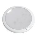 Dream Lighting 12 Volt Led Opal Round Panel Ceiling Dome Light Fixture With Switch For Rv Motorhome Marine 8 5 Inches Bright 