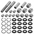 Front Uppper Lower A Arm Bearing Seal Shaft Rebuild Repair Kit 2 Side For Kawasaki Brute Force 650 4x4i 2006-2013 750 2005-2011