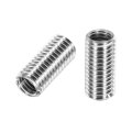 2 Pcs 316 Stainless Steel Reducing Nut M10x1 5 Male To M8x1 25 Female 20mm Length Insert Nuts For Industrial Fastening And Hole 