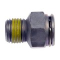 Transmission Line Connector For Chevy Silverado 3500 2500 Hd Classic 2007 Steel Male Thread Straight Fitting 1 0 In Length