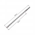 Uxcell Rotary Hammer Drill Bit 9 16-inch 10-inch Significant Depth 13 4-inch Long Carbide Tipped Hollow Square Shank