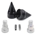 Httmt Pair Cone Handle Bar Ends For Yamah Yzf600 97-06 Frz600 89-99 Chrome 