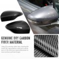 2pcs Car Side Mirror Cover For Subaru Wrx Vb Sti S4 2022 2023 Genuine Carbon Fiber Wing Rearview Cap Dry