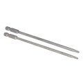 150mm Long 1 4 Hex Shank T10 T15 Magnetic Torx Security Screwdriver Bits Set 2pcs 