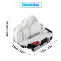 Uxcell Rear Left Power Door Lock Actuator Assembly Motor For Dodge Durango 11-23 Jeep Grand Cherokee 11-21 No 4589923ah