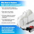 Uxcell Rear Left Power Door Lock Actuator Assembly Motor For Dodge Durango 11-23 Jeep Grand Cherokee 11-21 No 4589923ah